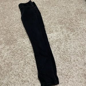 Black rockstar jeggins size 8 old navy